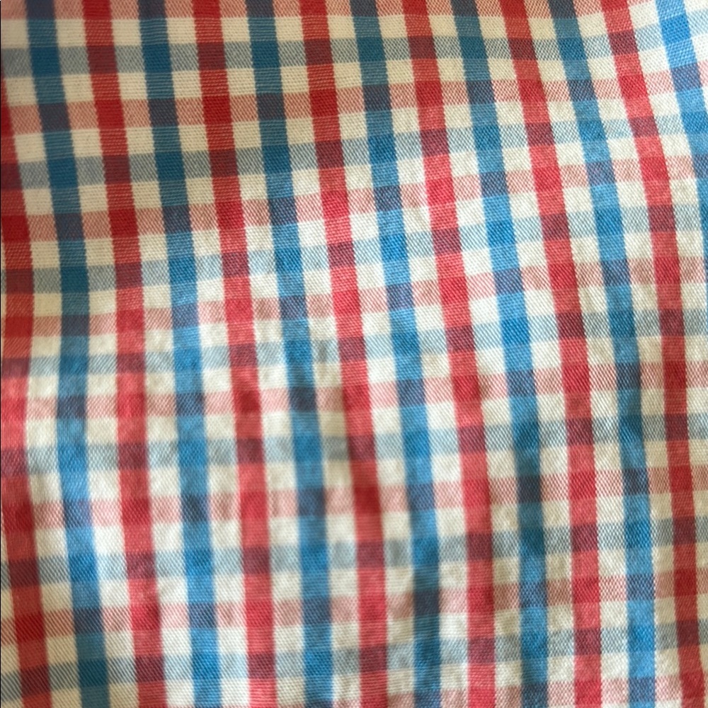 Vineyard Vines Kids XL (18) Red and Blue Plaid Button-Down Shirt - Picture 3 of 10